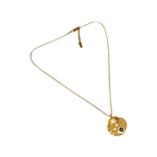 Vintage Pearl Medallion Necklace