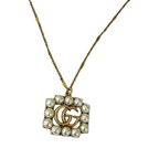 Pearl Logo Necklace