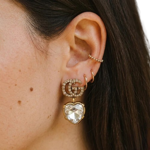 Heart Drop Earrings