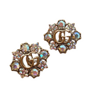 Royal Crystal Stud Earrings