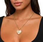 Pearl Heart Necklace