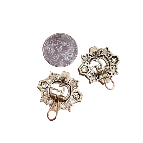 Royal Crystal Stud Earrings