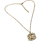 Pearl Logo Necklace